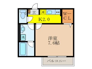 メゾンサンヴァレーの物件間取画像